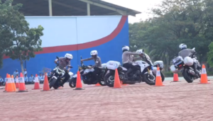 Kereen…!! Aksi Tim Safety Ridding Polantas Polda Aceh