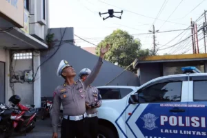 Ditlantas Polda Jateng Operasikan ETLE Drone di Empat Daerah saat Operasi Keselamatan Candi