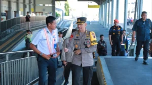 Pejabat Polda Jateng Tinjau Stasiun Klaten Jelang Arus Mudik Lebaran