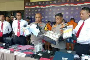 9 Pelaku Pengedar Sabu 1,98 gram dan 25 Ribu butir Obat – obatan Terlarang ditangkap Polres Batang