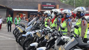 Polres Semarang Apel Gelar Pasukan Jelang Operasi Keselamatan Candi 2024