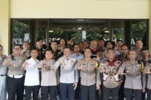 Perbanyak Pita Kejut, Polrestabes Semarang dan Dishub Antisipasi Balap Liar