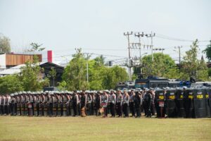 Amankan Rapat Pleno Pemilu Tingkat Provinsi, Polda Kalteng Kerahkan 116 Personel