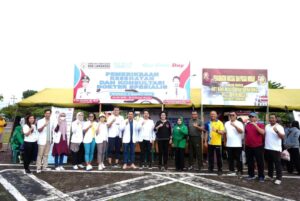 Kapolres Lamandau Meriahkan Car Free Day HUT ke-50 Korem 102/Panju Panjung