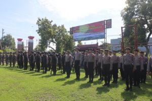 Polres Sukoharjo Adakan Tradisi Pembaretan 19 Bintara Remaja