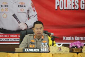 Jauhi Narkoba & Tetap Bersukur, Pesan Kapolres Gunung Mas saat Arahan Pimpinan