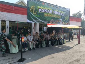 Adakan Bazar Pasar Murah, TNI Polri di Pati Jaga Stabilitas Pangan