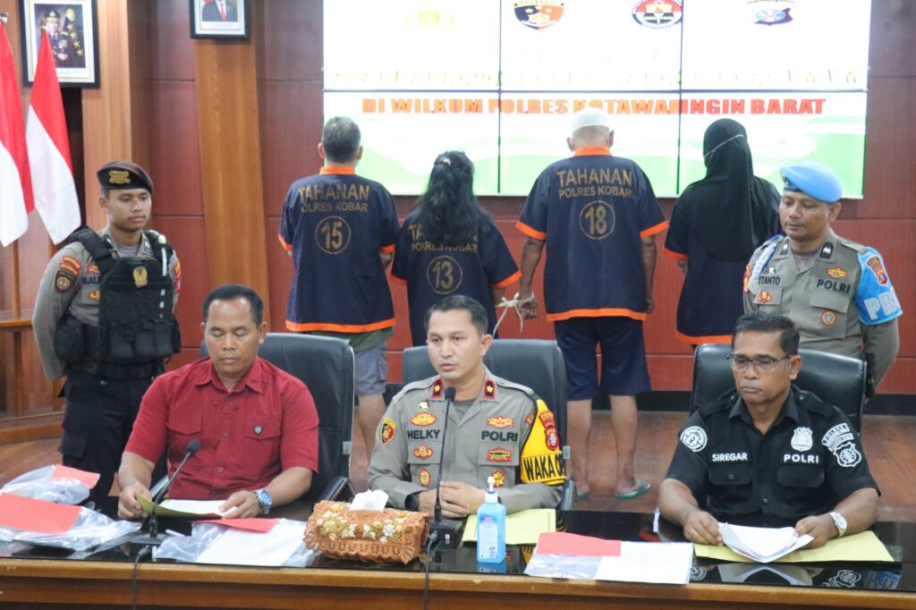 Pasangan Gelap ini Diciduk Polres Kobar usai Telantarkan Bayinya