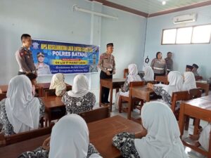 Keliling Sekolah, Satlantas Polres Batang Glorifikasi Keselamatan Berlalu Lintas