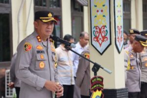 Polres Lamandau Gelar Apel Siaga Memasuki Bulan Suci Ramadhan 1445 Hijriah