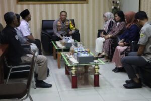 Kapolresta Palangka Raya Menerima Kunjungan Silaturahmi Komisi Informasi Kalteng