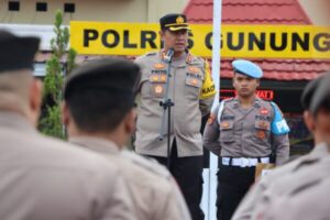 Jangan Coba-coba Narkoba: Arahan Kapolres Gunung Mas Kepada Personelnya