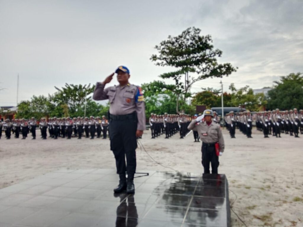 Siswa Diktukba Polri Ikuti Upacara Pola Pengasuhan di SPN Polda Kalteng