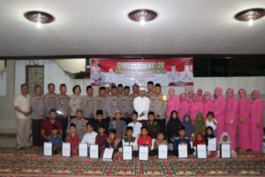 Syukuran HUT Polda Kalteng Ke-29, Polres Lamandau Buka Puasa Bersama Anak Yatim