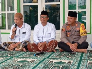 Di Masjid Al Falah Desa Tehal Badeng Timur, Kapolres Jembrana Gelar Minggu Kasih