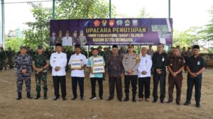 Wakapolres Rembang Hadiri Penutupan TMMD Sengkuyung Tahap I TA. 2024