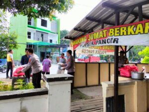 Harap Keberkahan Dalam Berdinas, Polsek Pancur Rutin Gelar Warung Jum’at Berkah