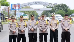 Polda dan Polres Rembang Tinjau Jalur Mudik Jateng-Jatim Jelang Hari Raya