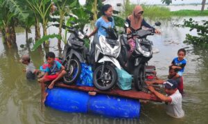 3 Anak Tewas Usai Perahunya Terbalik di Sawah Saat Banjir di Kab. Kudus