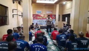 Terasa Bak Lebaran saat Momen Tahanan Buka Puasa Bersama Kapolres Sragen