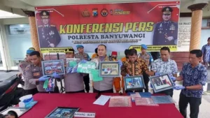 Pengedar Narkoba Diduga Jaringan Internasional Dibekuk Polresta Banyuwangi