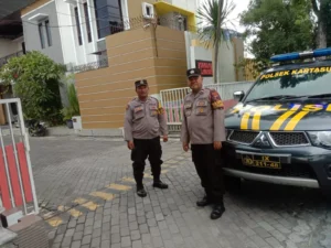 Personil Polres Sukoharjo Intensif Patroli Pemukiman Warga yang Ditinggal Mudik Lebaran