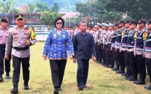 Puluhan Personel Polres Lamandau Diterjunkan pada Operasi Ketupat 2024