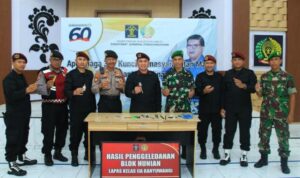 Gandeng TNI-Polri, Lapas Banyuwangi Apel Siaga dan Penggeledahan Kamar Hunian