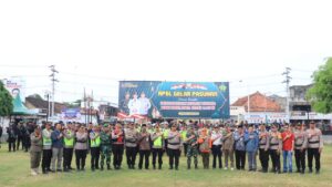 Polres Rembang All Out Kerahkan Seluruh Anggota Untuk Pengamanan Malam Takbiran