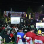 Kemeriahan Nobar Semifinal Piala Asia U-23 di Polres Rembang