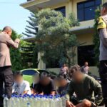 Polresta Magelang Amankan Puluhan Remaja Pesta Miras Berdalih Halal Bihalal