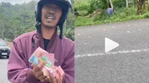 Pasutri Viral Temukan Uang Berhamburan di Jalan, Papasan dengan Pemiliknya