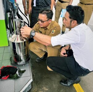 Jelang Arus Mudik Lebaran, Ditreskrimsus Polda Jateng Cek SPBU di Sragen