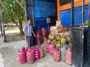 Jelang Lebaran, Sat Reskrim Polres lamandau Patroli ke Sejumlah SPBU dan Pasar