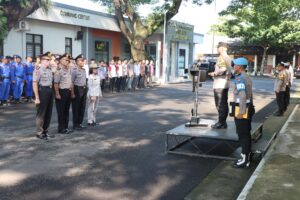 Upacara Kenaikan Pangkat di Polresta Pati: 6 Personel Raih Prestasi