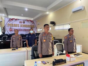 Kegiatan Dialog Penguatan Internal Polri di Polres Jembrana Secara Virtual