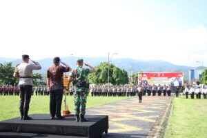 Polres Banjarnegara Gelar Apel Pasukan Operasi Ketupat Candi 2024