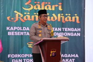 Kapolda Kalteng Buka Bersama Dan Doa Lintas Agama di Wihara Palangka Raya