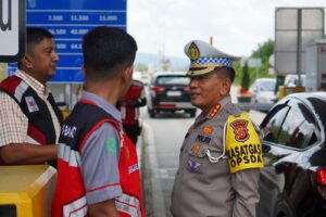 Imbau Pemudik Siapkan Saldo Cukup, Dirlantas Polda Aceh Turun Langsung