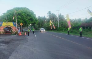 Polres Jembrana Lakukan Pengawasan Arus Balik Mudik Lebaran