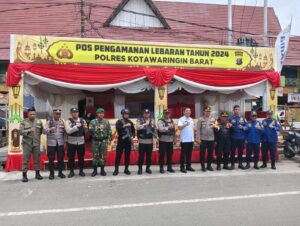 Tim Wasops Itwasda Polda Kalteng Kunjungi Pos Pengamanan Idul Fitri di Kobar