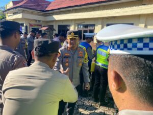 Polres Lamandau Laksanakan Halalbihalal di Mapolres Lamandau