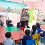 Kenalkan Rambu Lalin pada Pelajar TK, Ditlantas Gelar Polisi Sahabat Anak