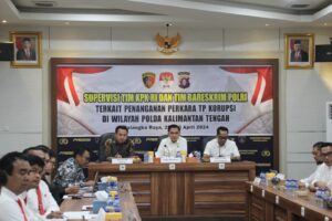 Rapat Dengar Pendapat Dengan KPK RI, Dirreskrimsus Polda Kalteng Berharap Optimalisasi Pemberantasan Korupsi di Bumi Tambun Bungai