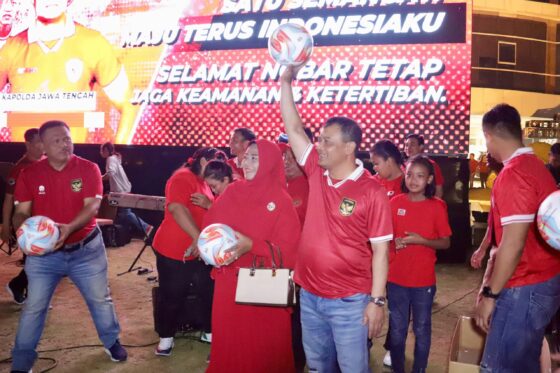 Dukung Timnas Indonesia, Kapolda Jawa Tengah Nobar Piala U23