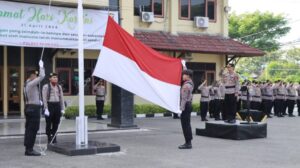 Pagi Ini, Wakapolres Rembang Memimpin Upacara Hari Kesadaran Nasional