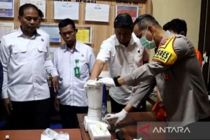 Pemusnahan barang bukti narkotika Dilaksanakan Polres Temanggung