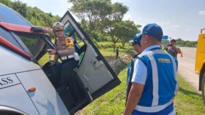 Tol Batang-Semarang Terpantau Lancar Usai Kecelakaan Bus Rosalia Indah