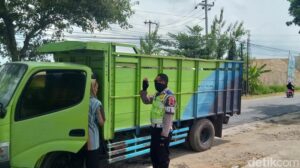 Truk Angkut Galian C Dikejar Polisi Akibat Nekat Melintas di Klaten