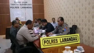 Kapolres Lamandau Gelar Minggu Kasih Bersama Personil Sebagai Upaya Cooling System